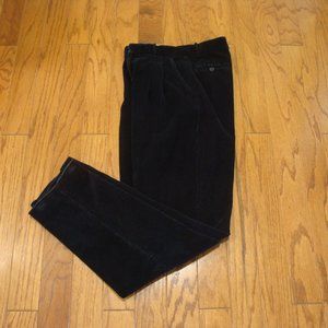 Nordstrom Point of View Women' s 8 Courderoy Straight Leg Pants Style 2500 Black
